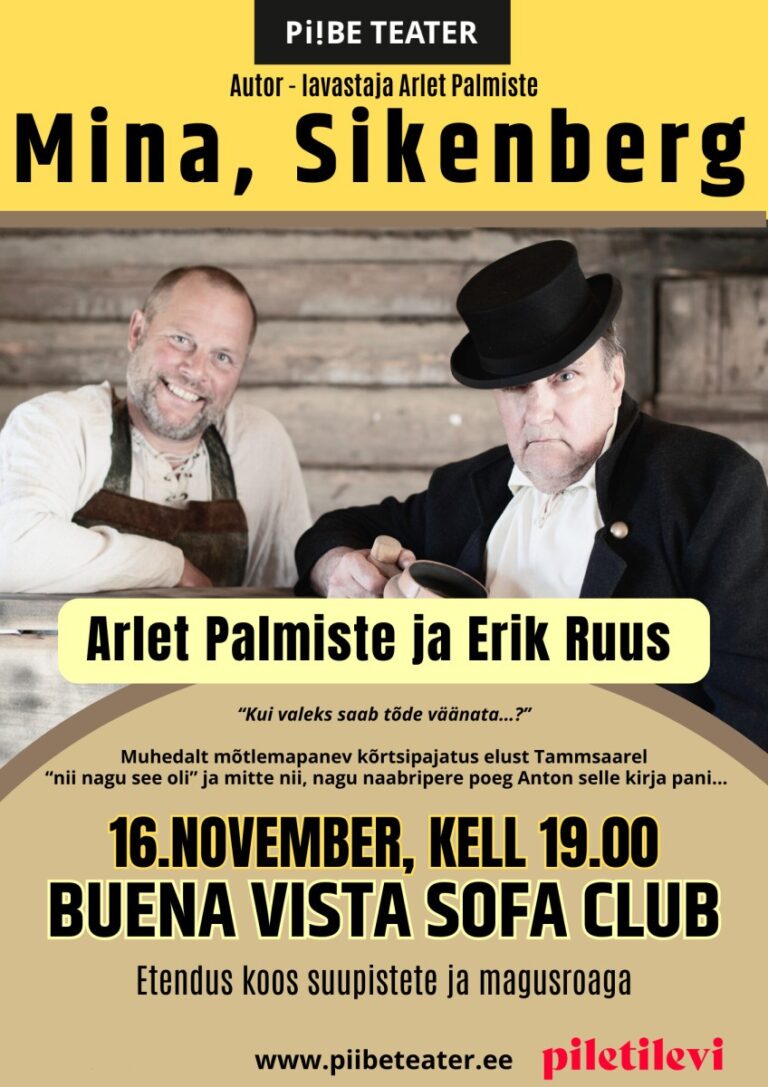 Erik Ruus ja Arlet Palmiste ''Mina