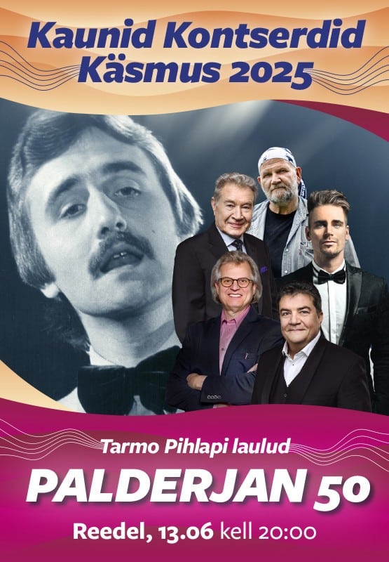 Kaunid Kontserdid Käsmus 2025 - Tarmo Pihlapi laulud ''Palderjan 50''