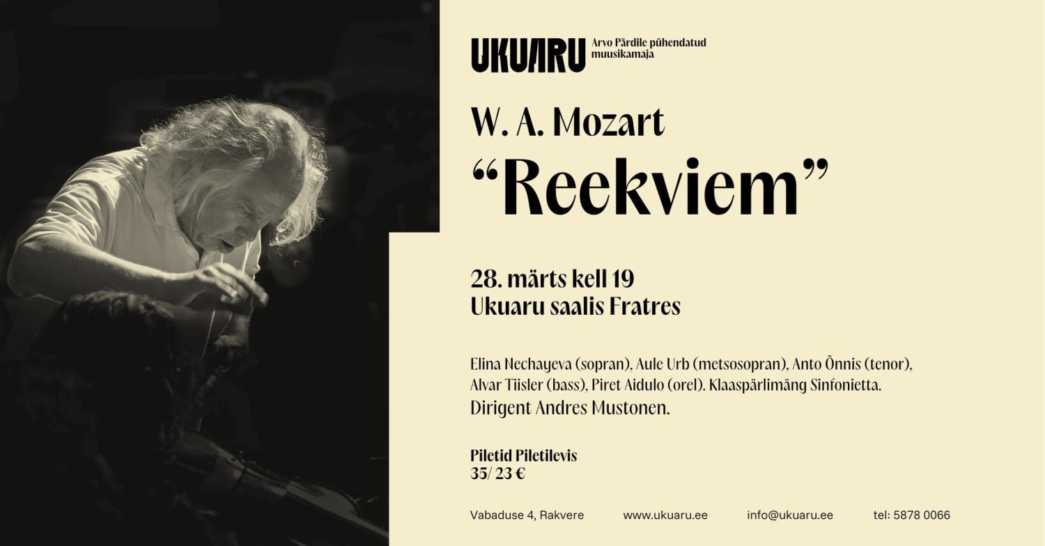 W.A.Mozart “Reekviem” Ukuarus W.A.Mozart "Reekviem" Ukuarus