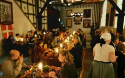 Keskaegne pidusöök lõbusate mängudega Rakvere linnuses